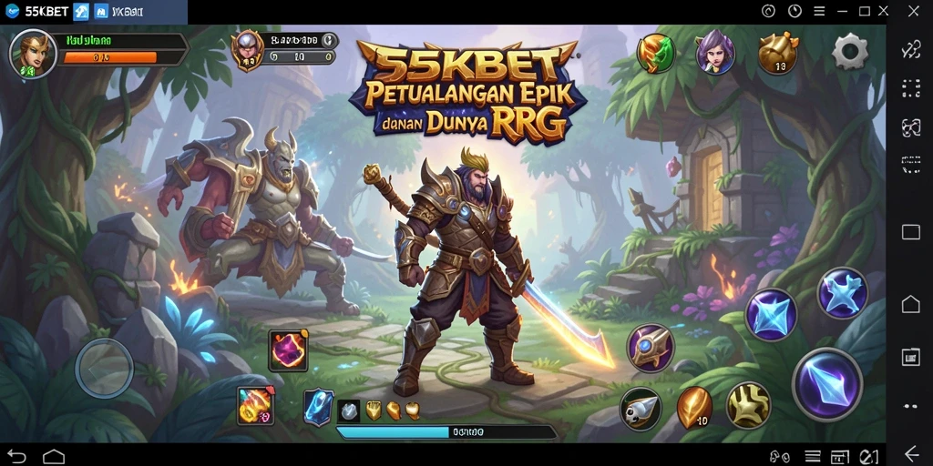 Tampilan gameplay <strong>55KBET</strong> yang seru dan mengasyikkan.