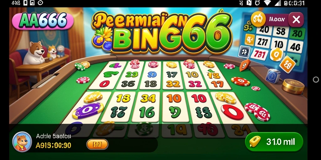 Screenshot gameplay AA666 yang menunjukkan keseruan permainan Bingo.