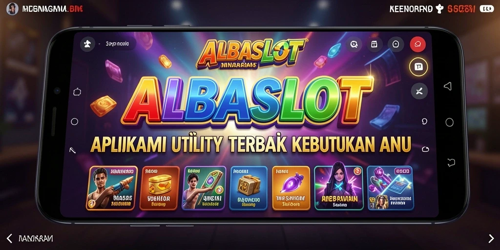 Tampilan antarmuka ALBASLOT yang sederhana dan fungsional.