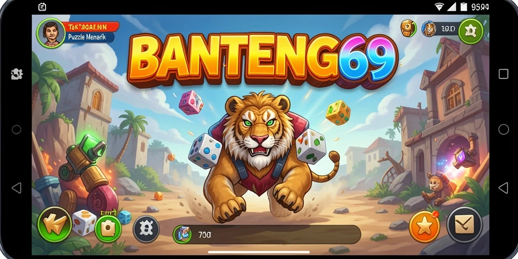 Tampilan screenshot gameplay BANTENG69 yang menantang.