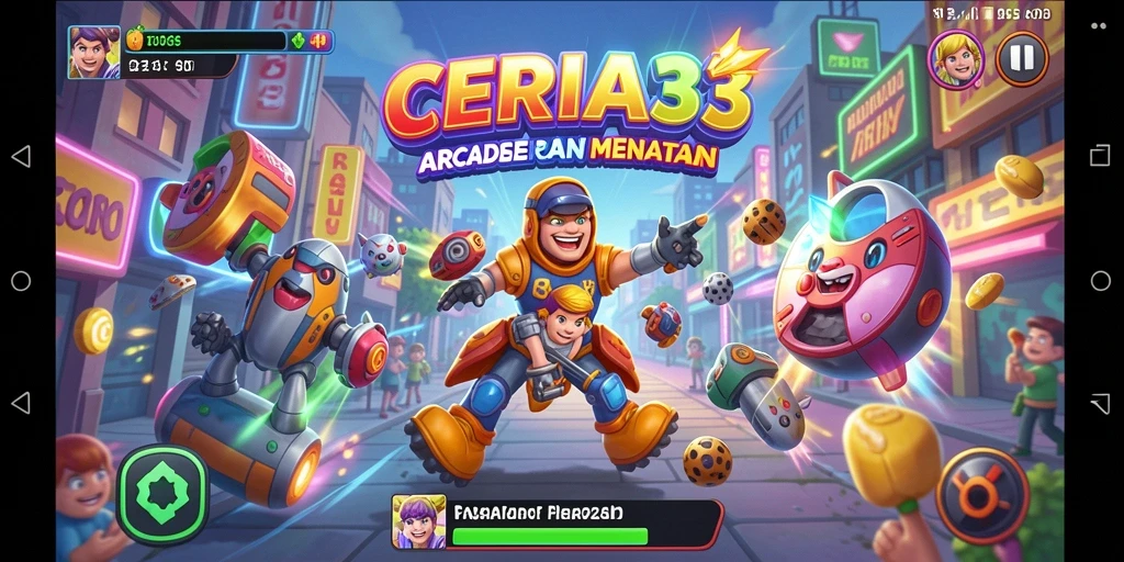 Tangkap momen seru dalam gameplay CERIA33 yang menantang.