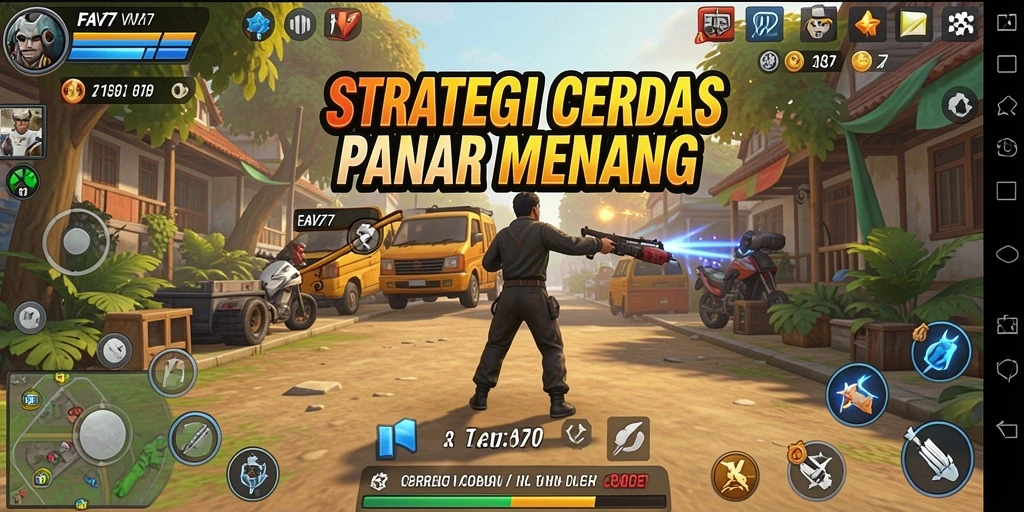 Tangkapan layar FAV77 dengan aksi strategis yang mendebarkan.