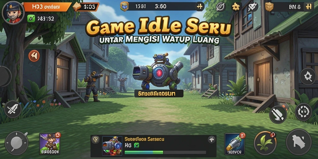 Tampilan gameplay HO3 yang menarik dan interaktif dalam genre Idle.