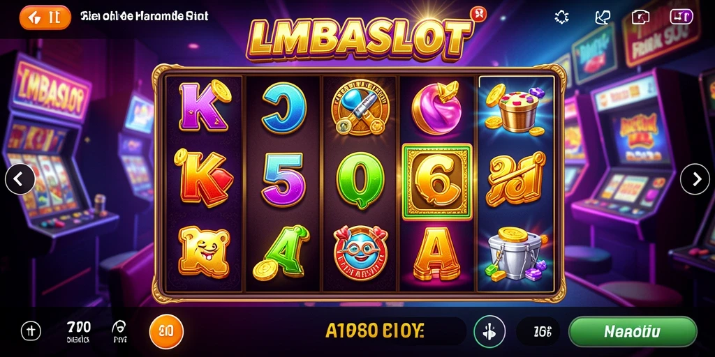 Tampilan gameplay LMBASLOT yang menarik dan interaktif.