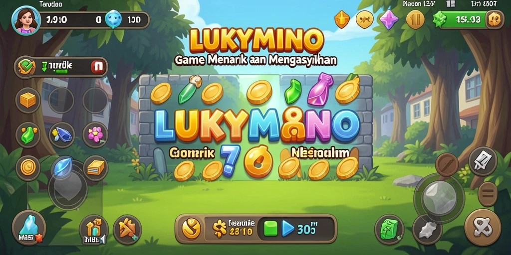 Gameplay LUKYMINO yang menarik dalam mode Idle.