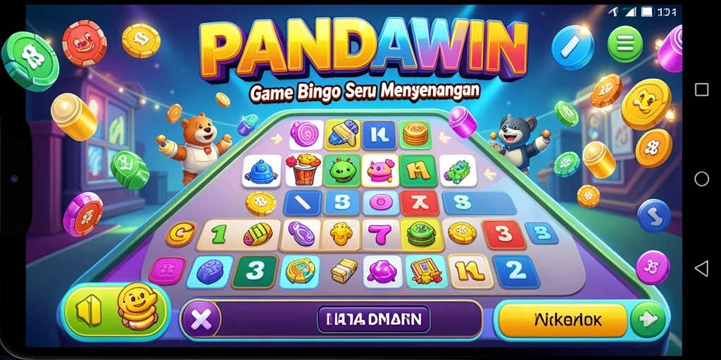 Tampilan gameplay Bingo yang seru dan interaktif di PANDAWIN.