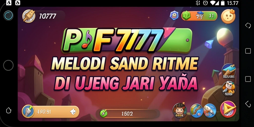 Tampilan gameplay PF777 yang penuh warna dan dinamis.