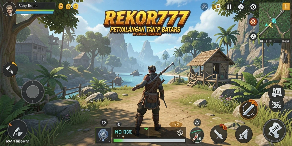 Tampilan gameplay Open World yang memukau di REKOR777.