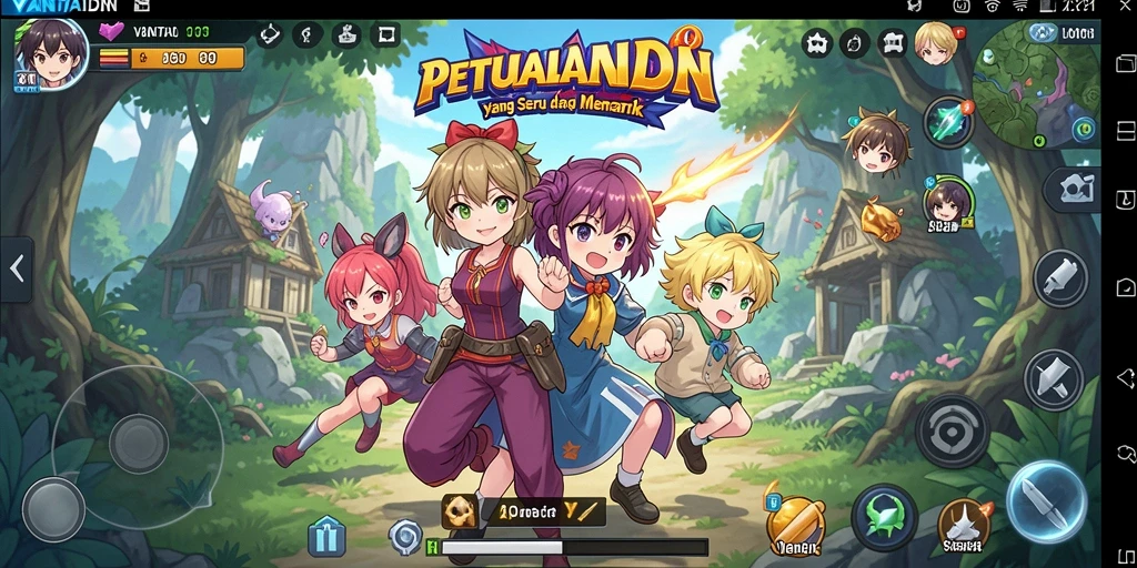 Tampilan gameplay VANTAIDN yang seru dan penuh warna.