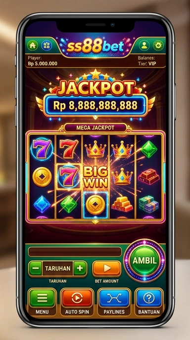 Tampilan antarmuka aplikasi ss88bet yang menarik dan mudah digunakan.